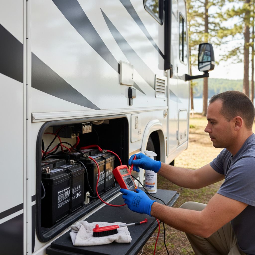 Check the Batteries and Electrical System on an RV